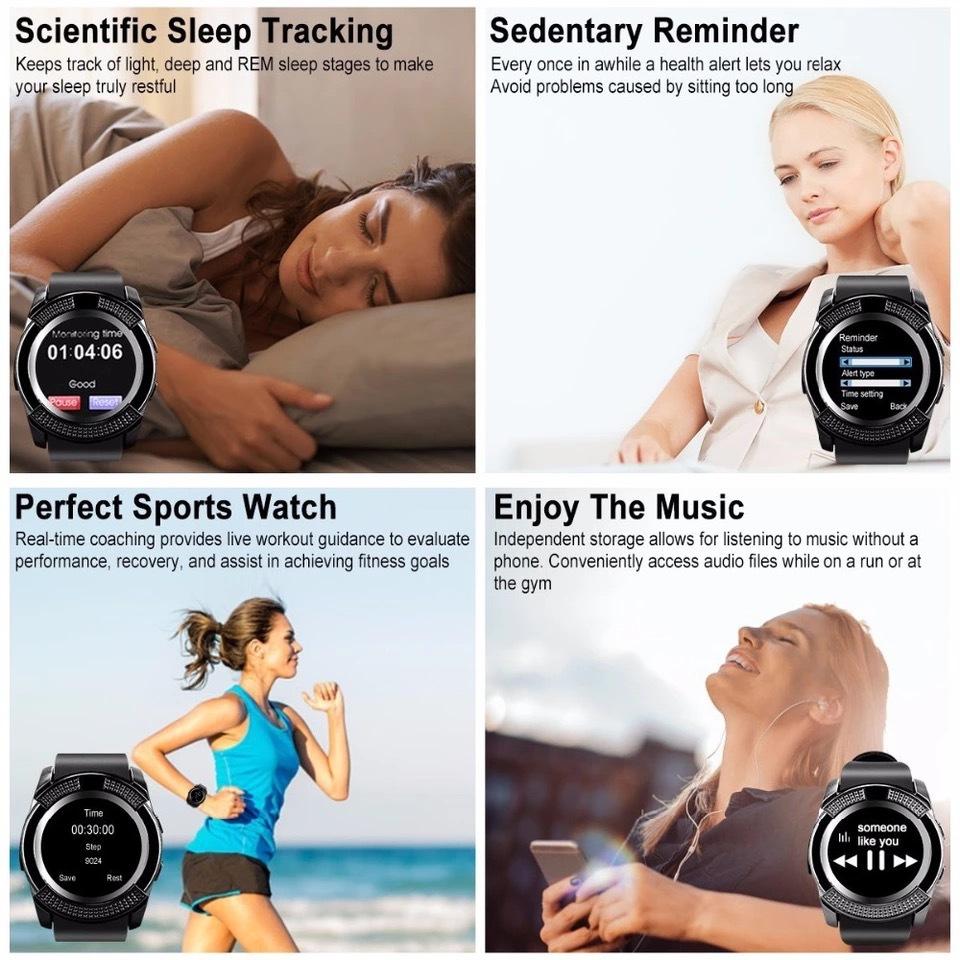 New Watch Women Sport Men Heart Rate Blood Pressure Monitor Fitness Smart Band For Androidios