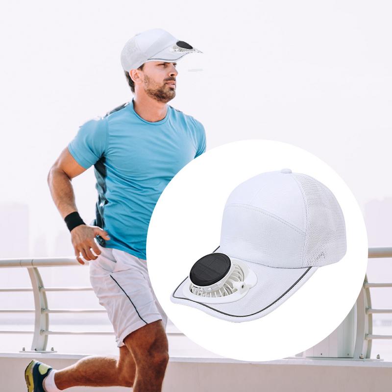 Summer Hat With Fan Solar Powered Sun Fan Hat Power Breathable Sun Fan Men Women Sports Outdoor Sun Protection Cooling Hat