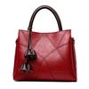 Johnature Luxury Handbag Fashion Large Capacity Women Bag Soft Leather Casual Tote Solid Color Shouler Messenger Bags