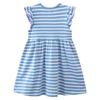 In Stock New Girls' Dresses European and American Style Unicorn Children's Summer Dress Knitted Cotton Princess Dress