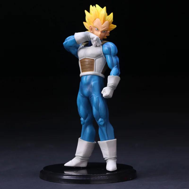 Bandai Dragon Ball 22cm Son Goku Vegeta Figure Super Saiyan Figure Anime Collectible Figurines for Kids DBZ Action Figure Model