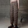 Women Warm Pants Lightweight Down Cotton Loose Large Size Casual Warm Harem Pants Warm Women's Pants