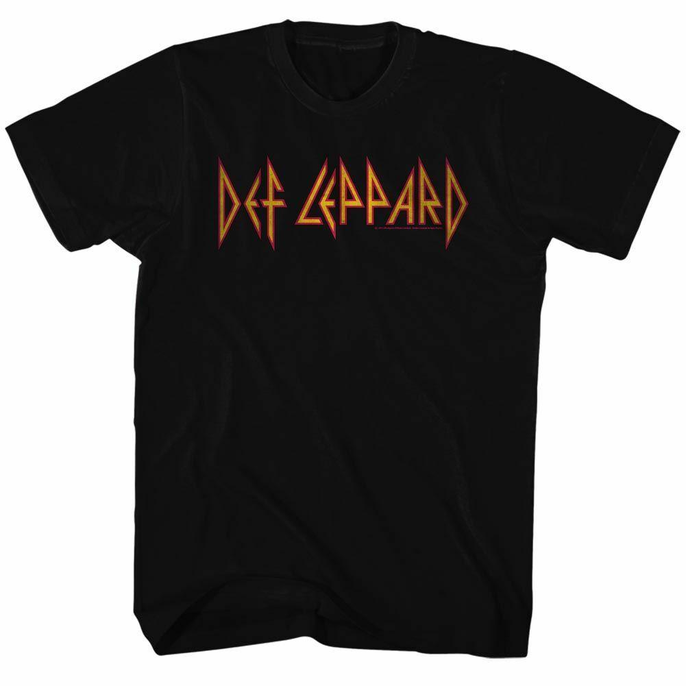 Def Leppard Logo Black Adult T-Shirt M