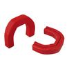 2Pcs Front Tow Hooks Covers Replacement Red Spare Parts Accessory High