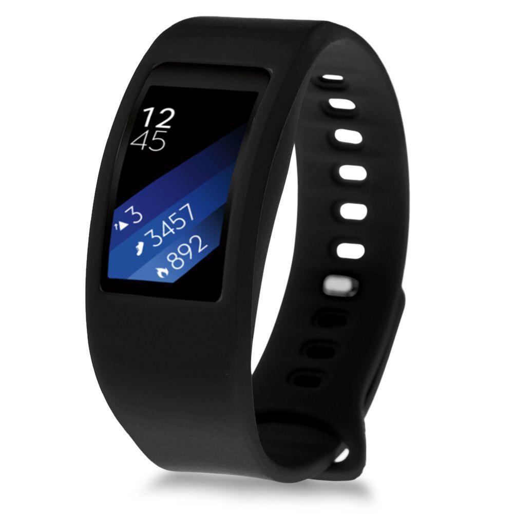 Samsung Gear Fit 2 Sm R360 Silikon-Uhrenarmband Flexibel Bequem Für Handgelenkgrößen