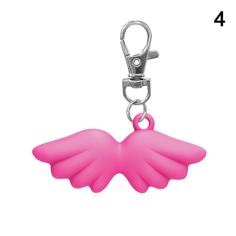 Durable Silicone Lip Balm Keychain - Reusable Lipstick Storage Cap with Key Ring for Makeup On-The-Go