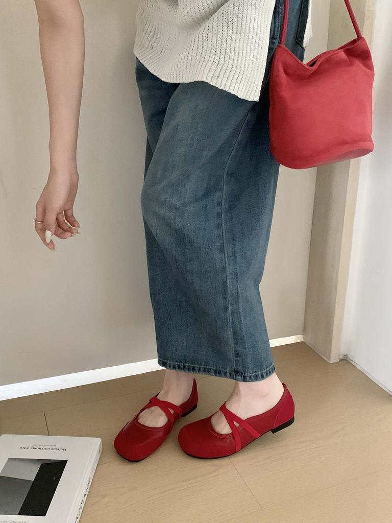 Fashion IPPEUM Ballet Flats Women PU Leather 2025 New Summer Fashion Soft Silver Ballerina Shoes Kawaii Mary Janes