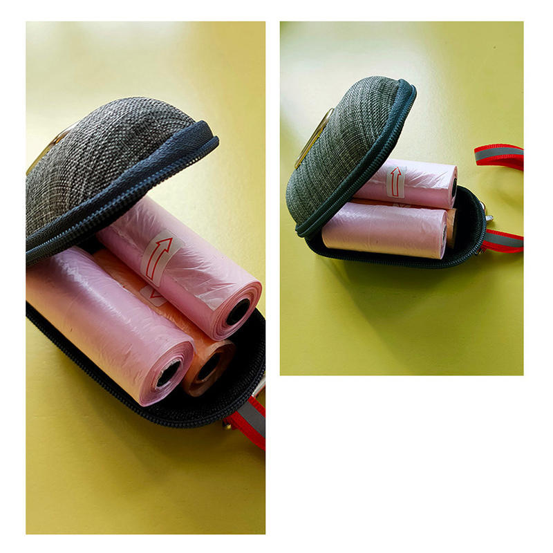 Portable Pet Dog Poop Bag Dispenser Pick-Up Bags Holder With Rope Cleaning Waste Garbage Box High Quality