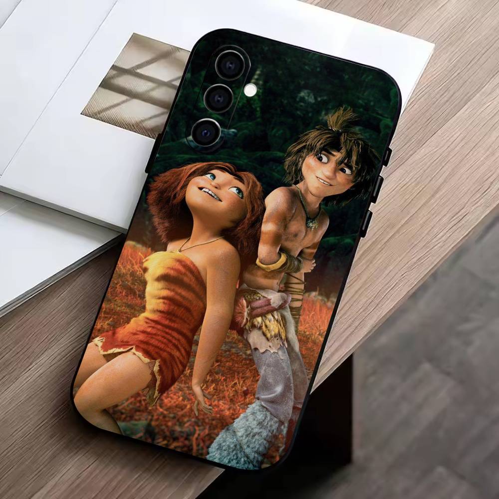 The C-Croods  Phone Case For Samsung Galaxy A73,A72,A71,A70,A53,A52,A51,Soft Silicone Black Cover