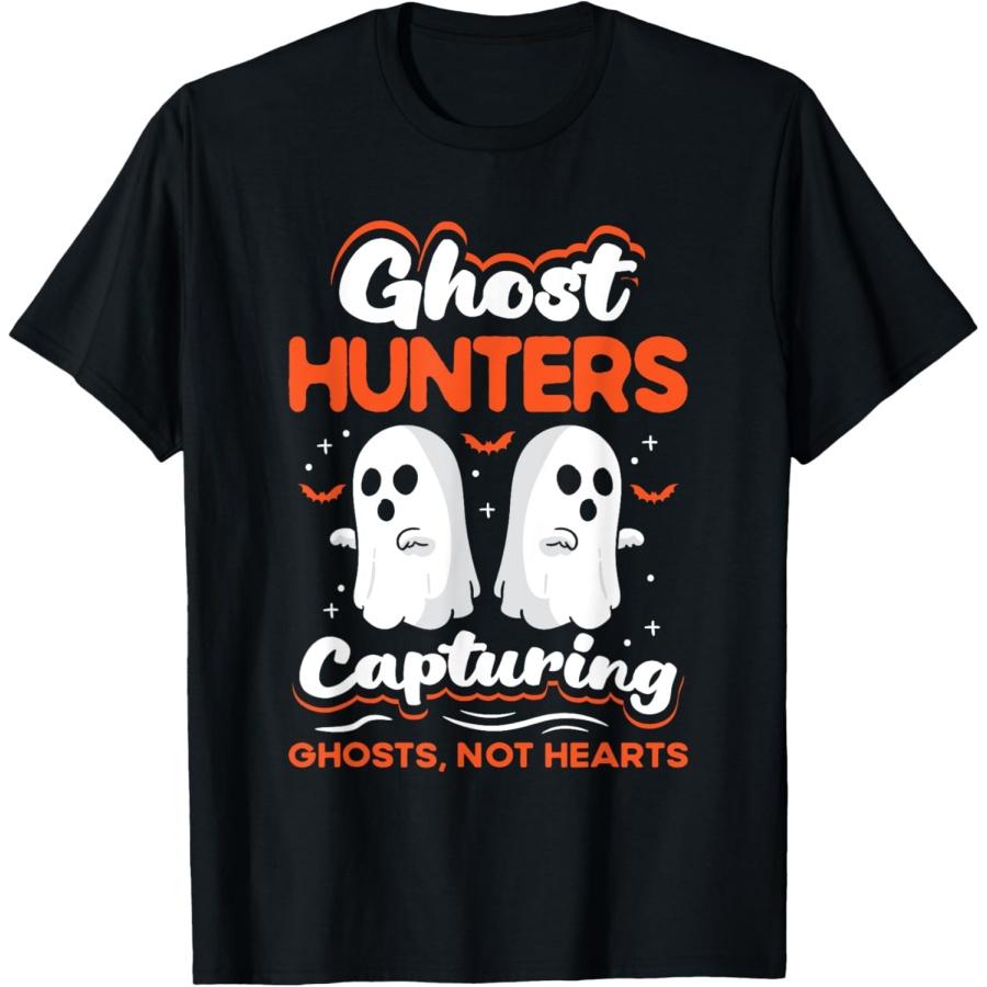 Ghost Hunter Capturing Ghosts - Halloween Ghost Hunting T-Shirt XXXXXL чёрный
