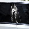 2 Stück Engels Auto Säule Vinyl Aufkleber Auto Tür Säule Dekorativer Aufkleber Abdeckung Kratzer Auto Aufkleber Wasserdicht Selbstklebendes Papier