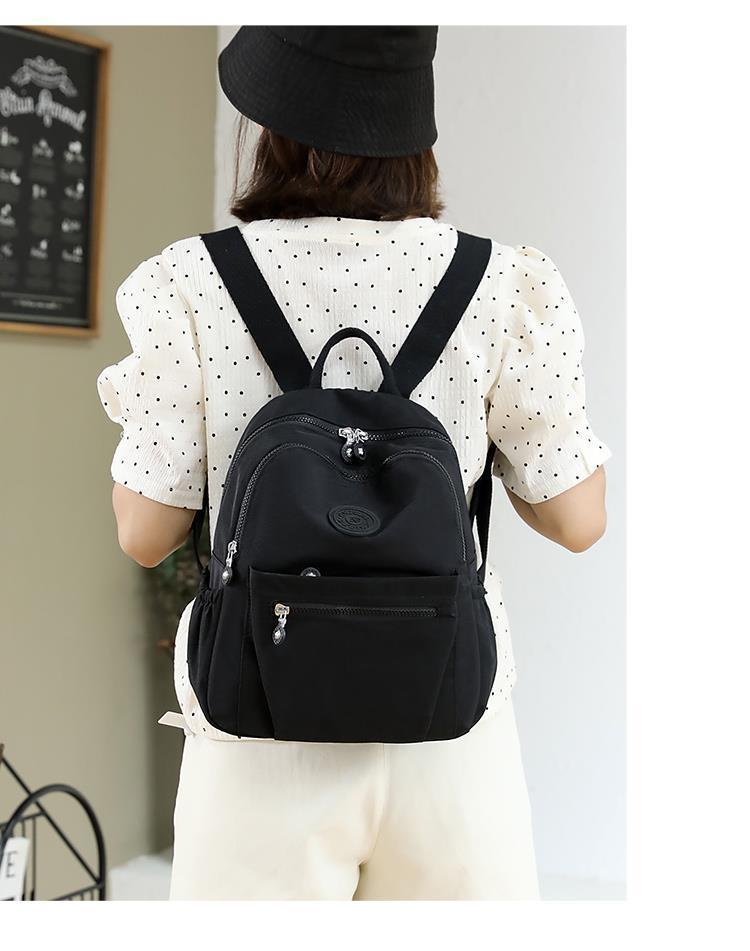 2025 Women's Nylon Backpack: Large Capacity, Stylish, Lightweight Travel & Work Schoolbag