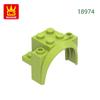 37 Stück/Los 18974 Bogen Abgerundeter Fahrzeugblock Moc Farbige Zubehörteile Kompatibel mit Stein DIY Kinderspielzeug Montageteile