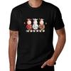 Three Colourful Cows Cow Cartoon Gift Tshirt Art Pattern Printed Casual Top