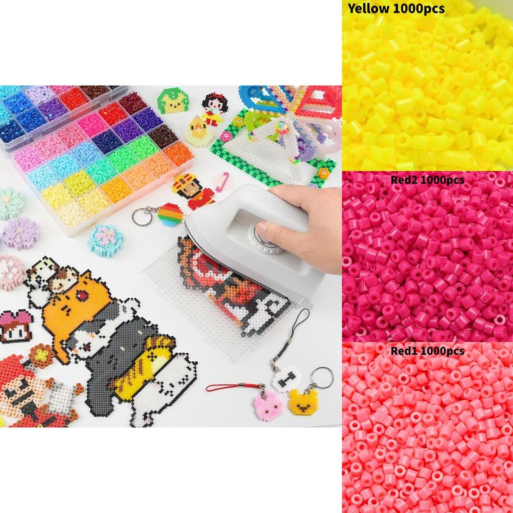 Plastikowe Koraliki 5mm 1000szt Zestaw Puzzle 3D DIY Dla Dzieci Kreatywna Zabawka do Rękodzieła
