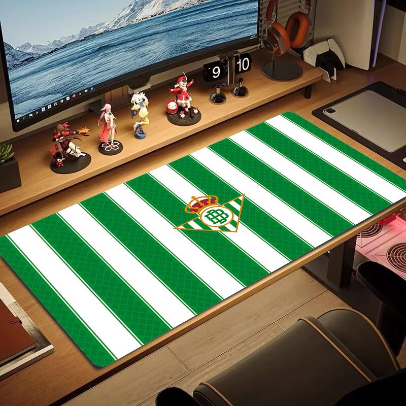 Real Betis Color Mouse Pad Large Gaming Table Cushion Non-slip Laptop Tablet Big Mousepad XXL Mat Mini PC Playmat With Lock edge