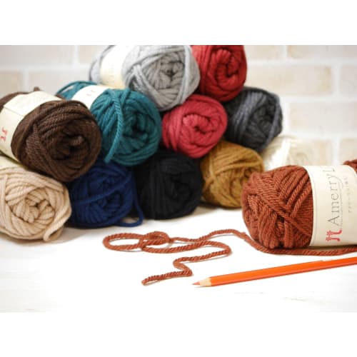 Hamanaka Amelie Elle Wool Thick Col.101 White 40g Approx. 50m 2414