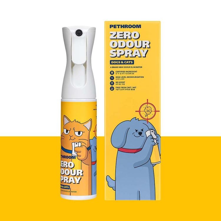 

Спрей для собак и кошек Zero Odor Дезодорант для удаления запаха 1P