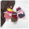 Playful Handwoven Cartoon Shoulder Bag For Toddlers With Breathable Yarn Material