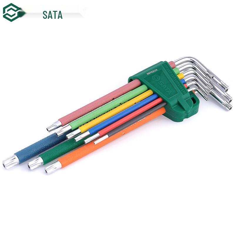 SATA 09702CH Rainbow Series Torx Wrench Set