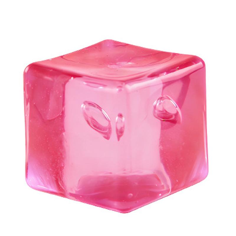 New Squishy Ice Cube Fidget Toy Square Shape Squishy Stress Ball Squeeze Toys Stress Relief Sensory Toy For Kids Adults Gift