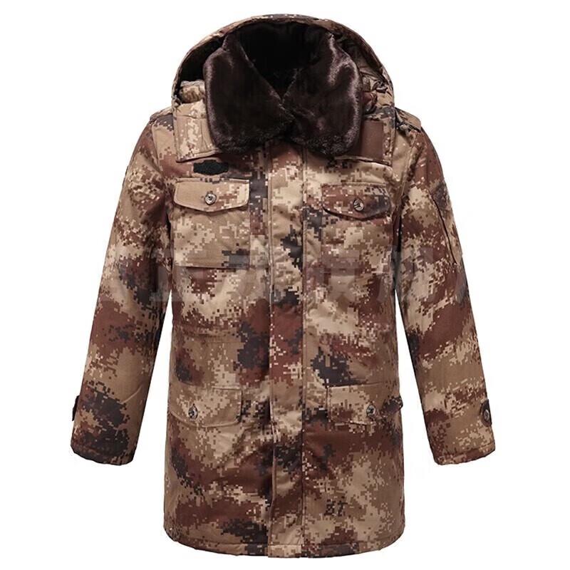 Vêtement d'extérieur d'hiver militaire camouflage résistant au froid pour hommes