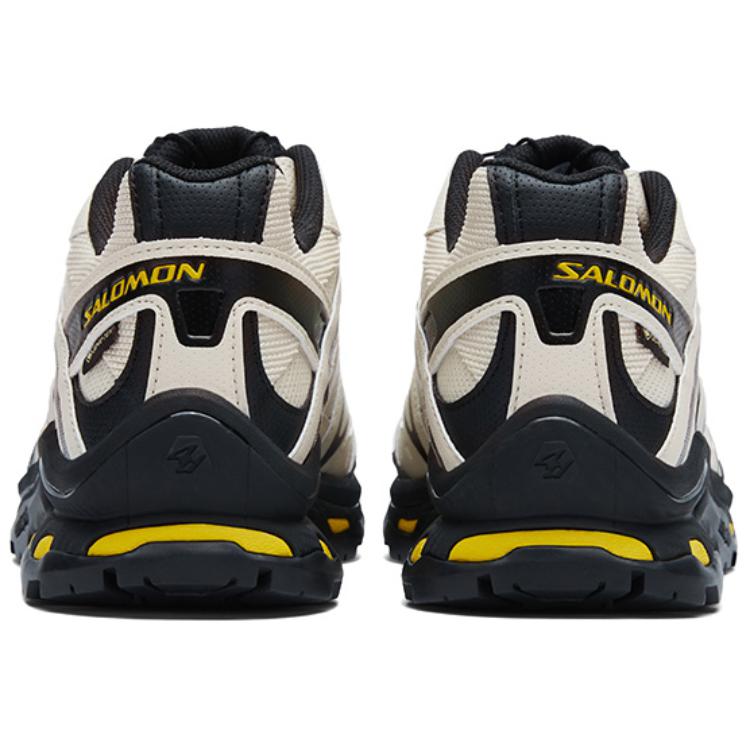 SALOMON XT-Quest Fabric GTX Comfortable Versatile Shock Absorbing Non-Slip Low-Top Hiking Shoes Unisex Hiking Shoes Beige Black Sulfur 477810