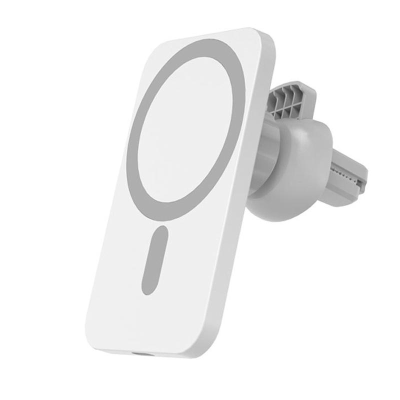 For IPhone Car Charging 15W Magnetic Wireless Charger Magsafe Car Mount Mobile Phone Holder Fast Charging Car Accessory
