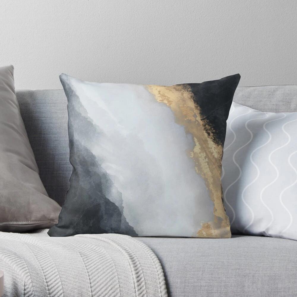 Dekorative Heim Kissenhülle Kissenbezug Nordisch 45*45 40*40 50x50cm Modernes Wohnzimmer Sofa Haus Abstrakt Tinte