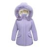 Girls Down Cotton Jacket 2025 New Winter Children Clothing Girl Mid-Length Three-Proof Coat Warm overcoats