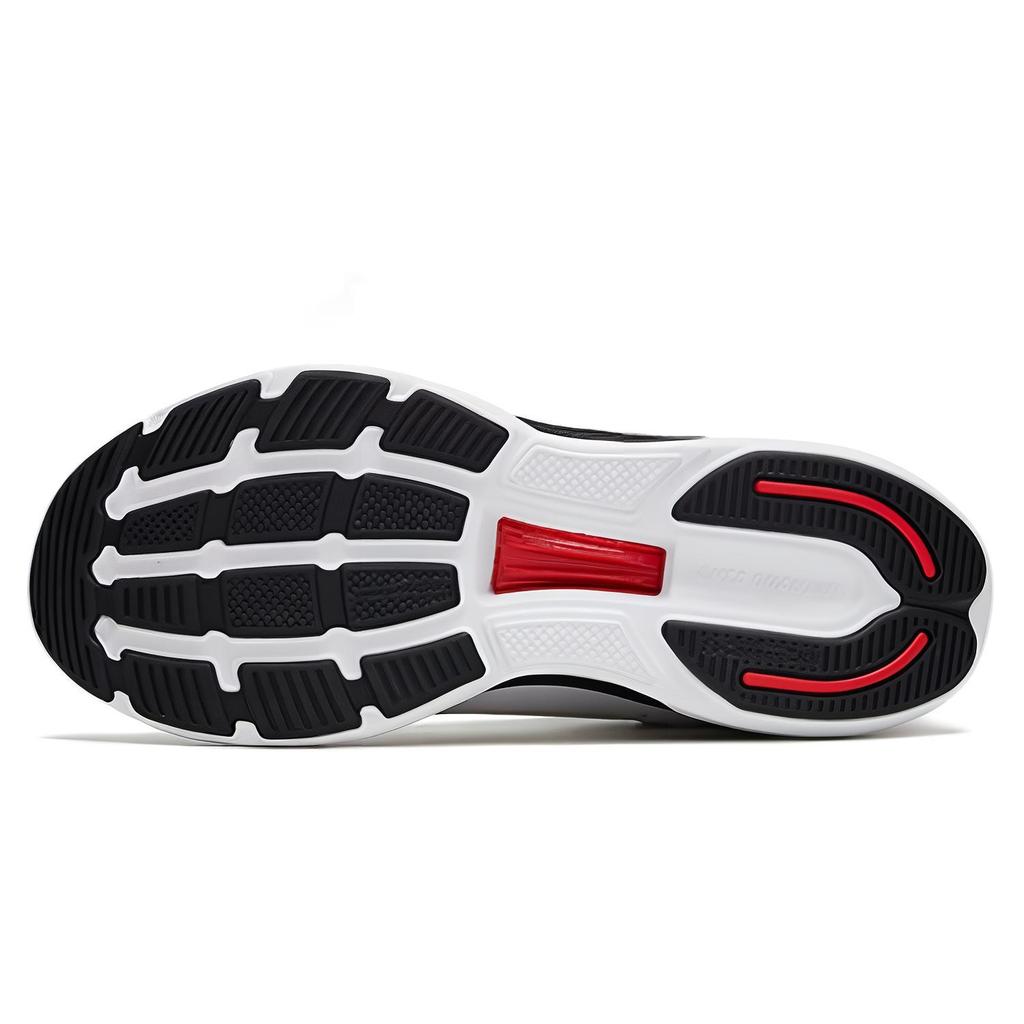 New Anta Cushioning Anti Slip And Wear Resistant Low Top Running Shoes Men's White Black Silver 112315581A-5