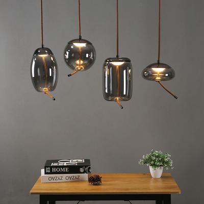 Scandinavian BROKIS Knot Pendant Lights Bedside Nordic Glass Pendant Lamp Lustre Luminaria Decor Hanging Lamp Light Fixtures