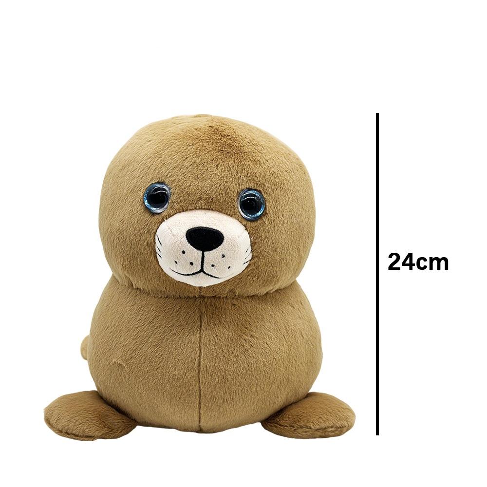 24cm Neuer Chonkers Steller Seelöwe Plüschtier Niedlicher Chonkers König von Pier 39 Plüschtier Meme Tier Stofftiere