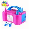 Portable Electric Balloon Pump with Dual Nozzles, 600W, Rose Red - USB Powered, Manual Operation for Party & Event Decorations,