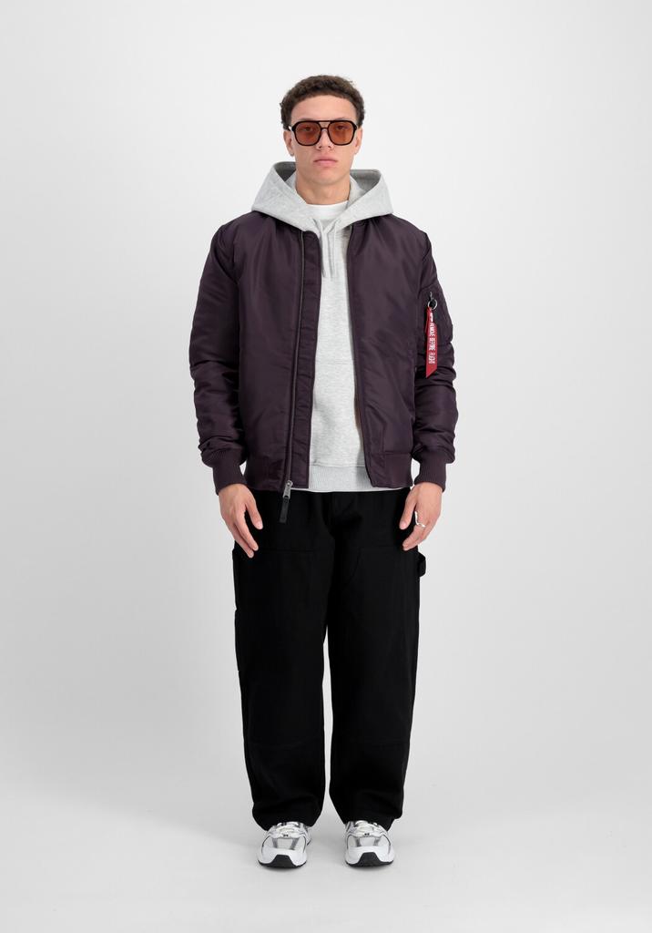 Зимняя куртка-бомбер Alpha Industries MA-1 VF 59 Long (168100) слива
