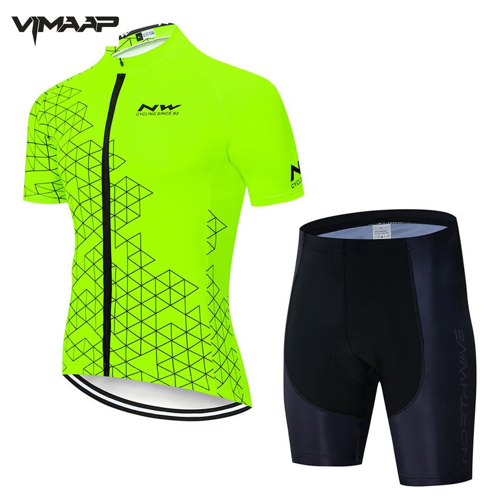 Cross-border NW New Cycling Suit Summer Short-sleeved Top Men's Road Bike Large Size Quick-drying Perspiration Breathable