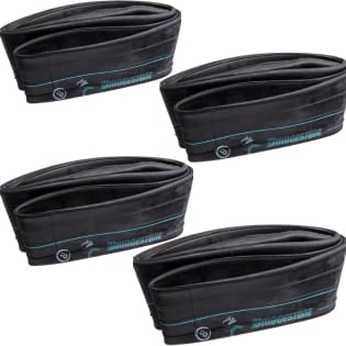 

Bridgestone Motorcycle Tire and Inner Tubes, 2.25.2.50-17, Valve Type: TR4, Rim Diameter: 17 inches, MCSC9001 (Set of 4)