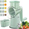 Whimsyard Rotary Grater, 5 In 1 Cheese Vegetable Grater with Handle