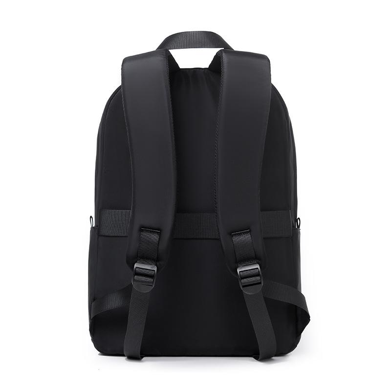 Backpack Men'S Large-Capacity Commuting Versatile 14-Inch Simple Neutral Junior High School College Student Schoolbag Women