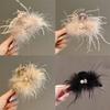 Elegante Feder Große Haarklammer für Damen Mädchen Mode Haarspangen Vielseitige Haiklammer Exquisite Haaraccessoires Geschenke