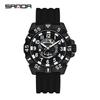 Reloj de Pulsera Sanda de Correa de Silicona Tendencia de Moda - Estilo Estudiante Unisex