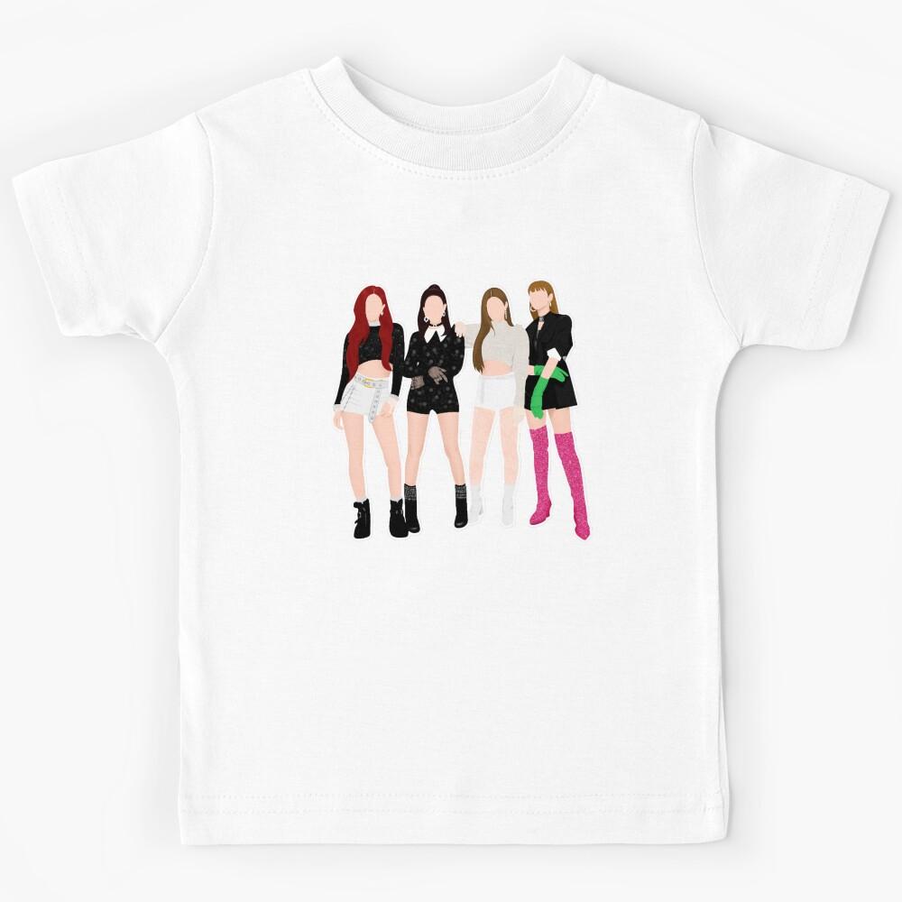 BLACKPINK DDU-DU DDU-DU SIMPLE ILLUSTRATION Kids T-Shirt 120