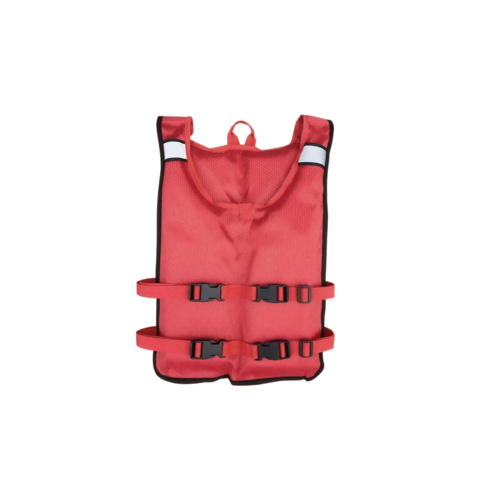 

Portable Foldable Reflective Buoyancy Vest with Four Buckle Fastening Adjustable Safety Flotation Device for Water Activities one size красный