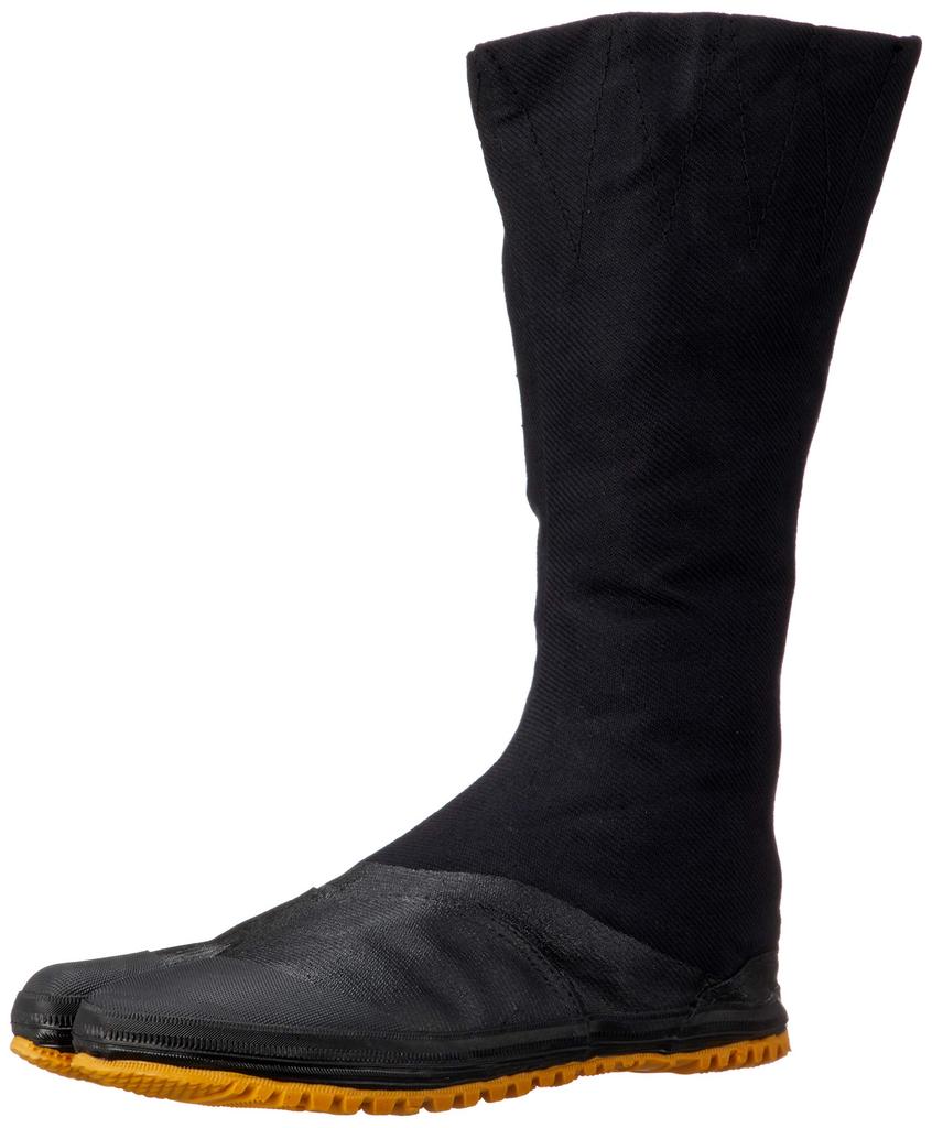 Co-cos Nobuoka Work Tabi, Practical Underground Tabi, 12-Piece Kohaze Tabi, Waterproof, Rikio, Black, 25 cm