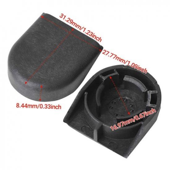 Replacement Wiper Arm Head Nut Cover Caps 2Pcs Fits Toyota Yaris Corolla Auris