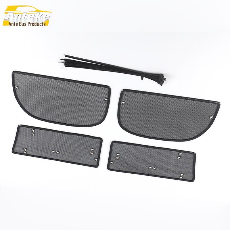 16X1 Insect Screen Sequins & Diamond Mesh Decorative Panel Sticker for Exterior Car Accessories