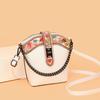 Retro Ethnic Style Embroidered Women's Shoulder Bags Soft PU Casual Ladies Messenger Bags Commuter Texture Women's Crossbody Bag for Mother's Day Gift