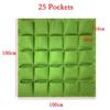 Wall Planting Bag, Guanyuan Non-woven Vertical Grow Bag, Wall Hanging Multi-pocket Planter