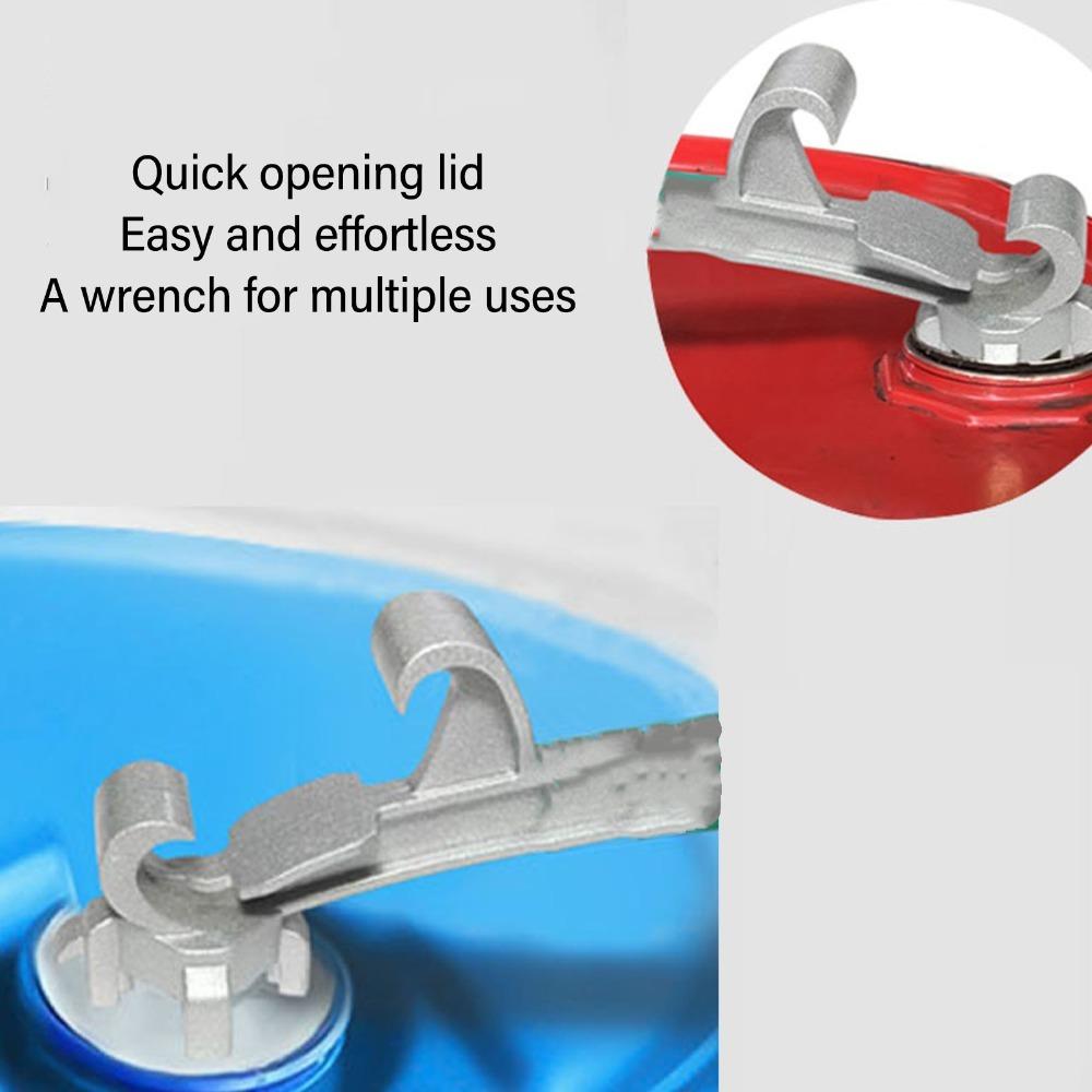 2PCS 3-in-1 Pail Opener Tool Aluminum Alloy Lid Remover Tool Multipurpose Bucket Opener Tool  Heavy