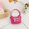 2024 Sweet Pink Bow Chain Crossbody Shoulder Bag for Women